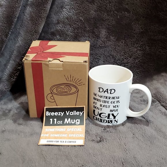 Breezy Valley 11 oz Coffee/Tea Mug Best Humor Gift for DAD "I Love You" - Picture 1 of 6